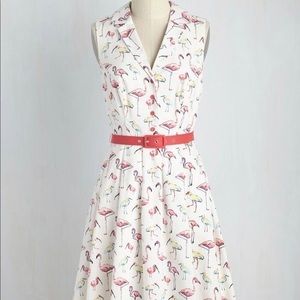 Flamingo Shirtdress